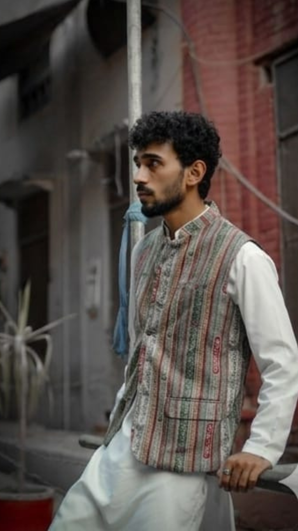 Heritage Weave Nehru Jacket Set - Image 4