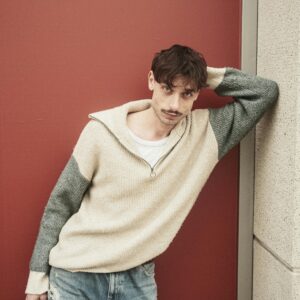 Quarter-Zip Knit Sweater