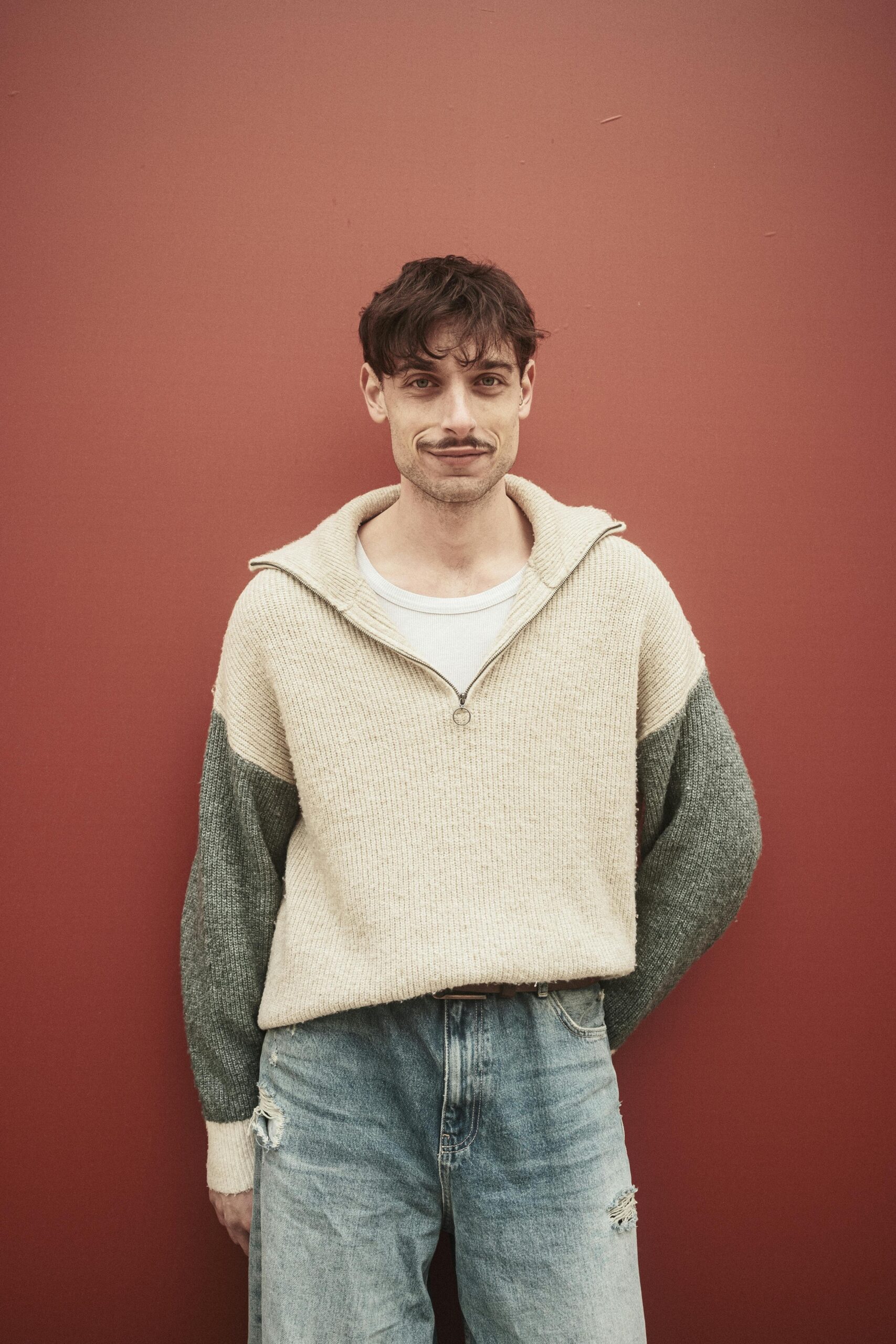 Quarter-Zip Knit Sweater - Image 3